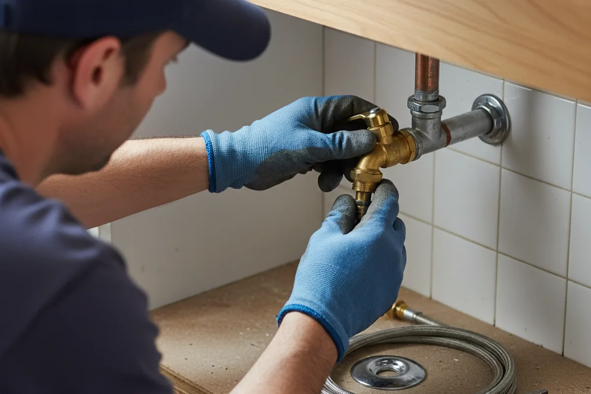 Shutoff valve and fitting work during Emergency Plumbing in East Boston